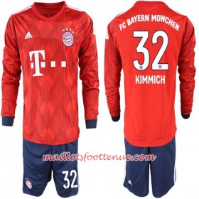 Maillot/Tenue Bayern Munich Joshua Kimmich 32 Enfant Domicile 2018/2019 Manche Longue